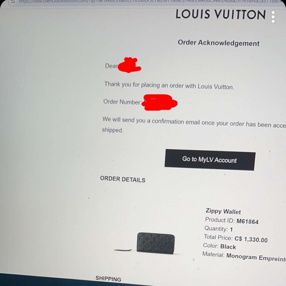Louis Vuitton wallet - Picture 1 of 5